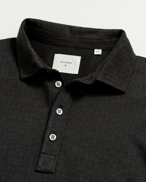 L S HERRINGBONE POLO