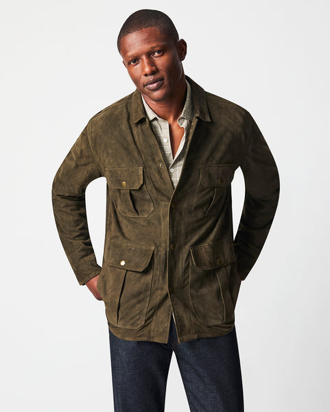 Classic and Modern | Men's Buttersoft Goat Suede Safari Jacket – Billy Reid