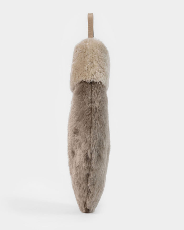 Shearling Stocking Contrast Grey