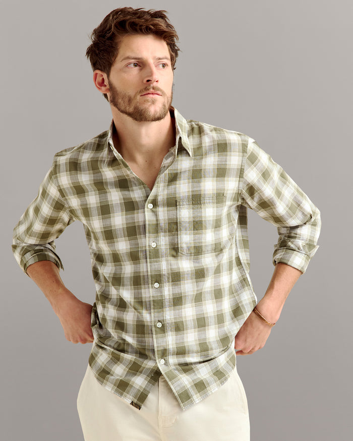 BOLD PLAID TUSCUMBIA SHIRT BUTTON DOWN