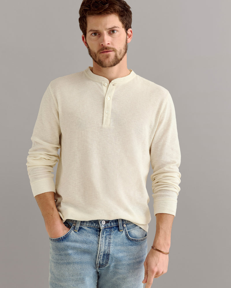 Slub Tuck Henley