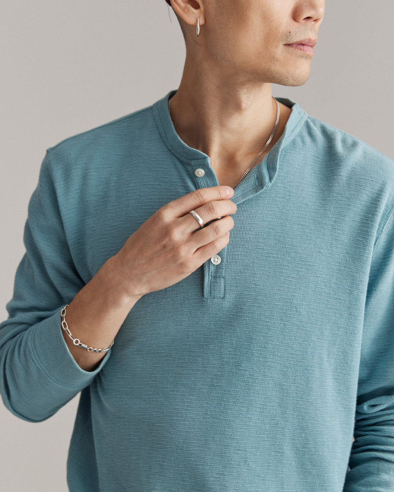 Slub Tuck Henley