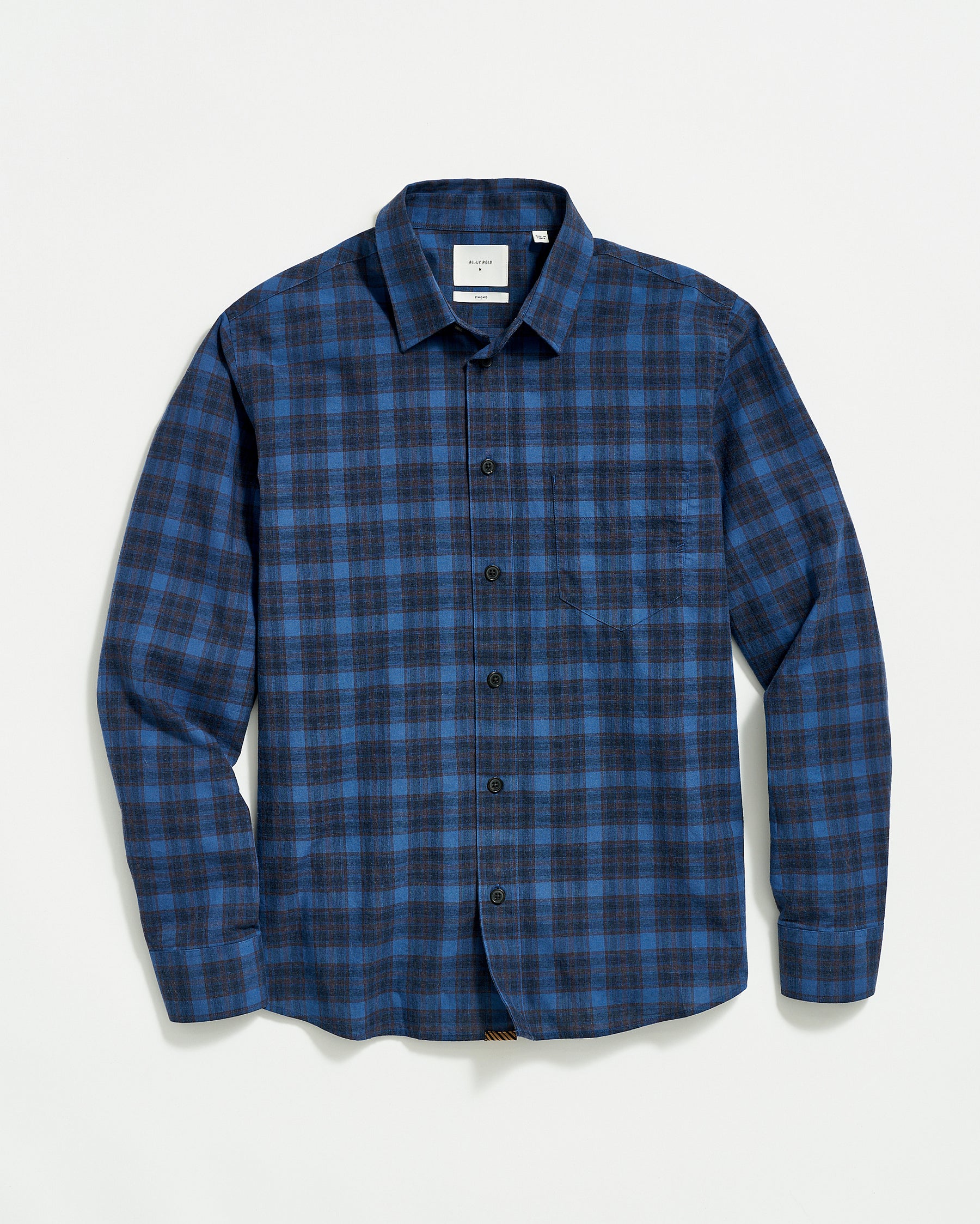 MELANGE SHADOW PLAID TUSCUMBIA SHIRT Billy Reid