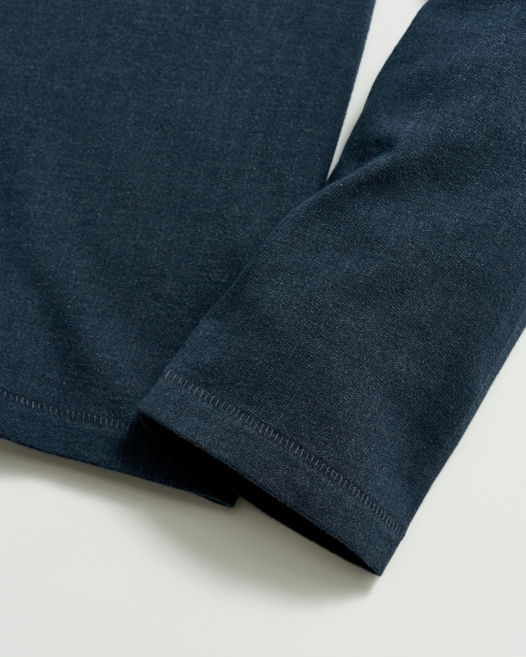 L S HERRINGBONE POLO IN NAVY Billy Reid