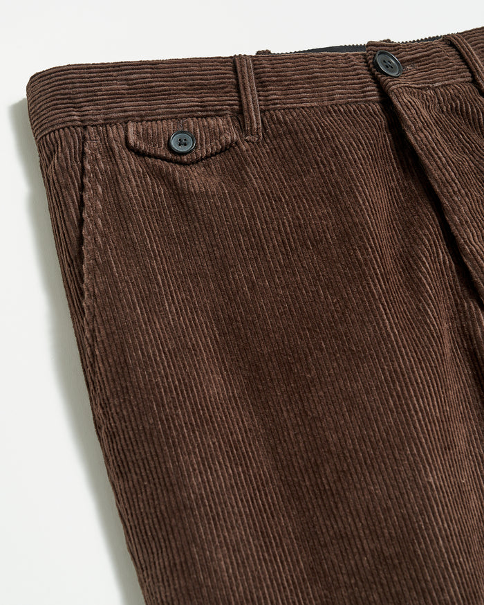 Corduroy Moore Trouser in Chocolate