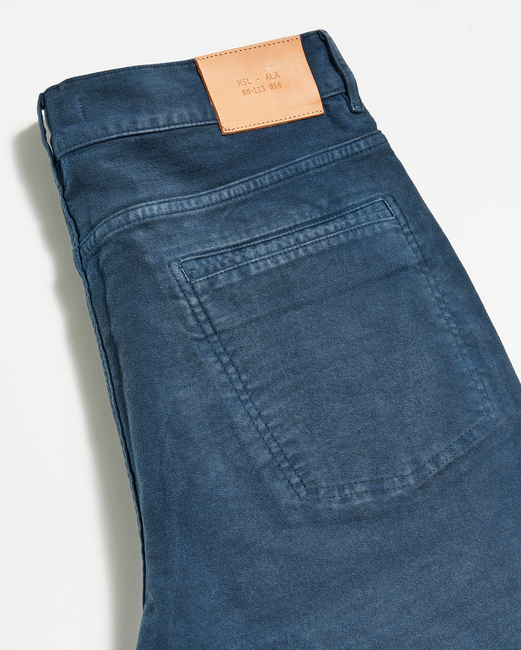 MOLESKIN JEAN IN CARBON BLUE Billy Reid