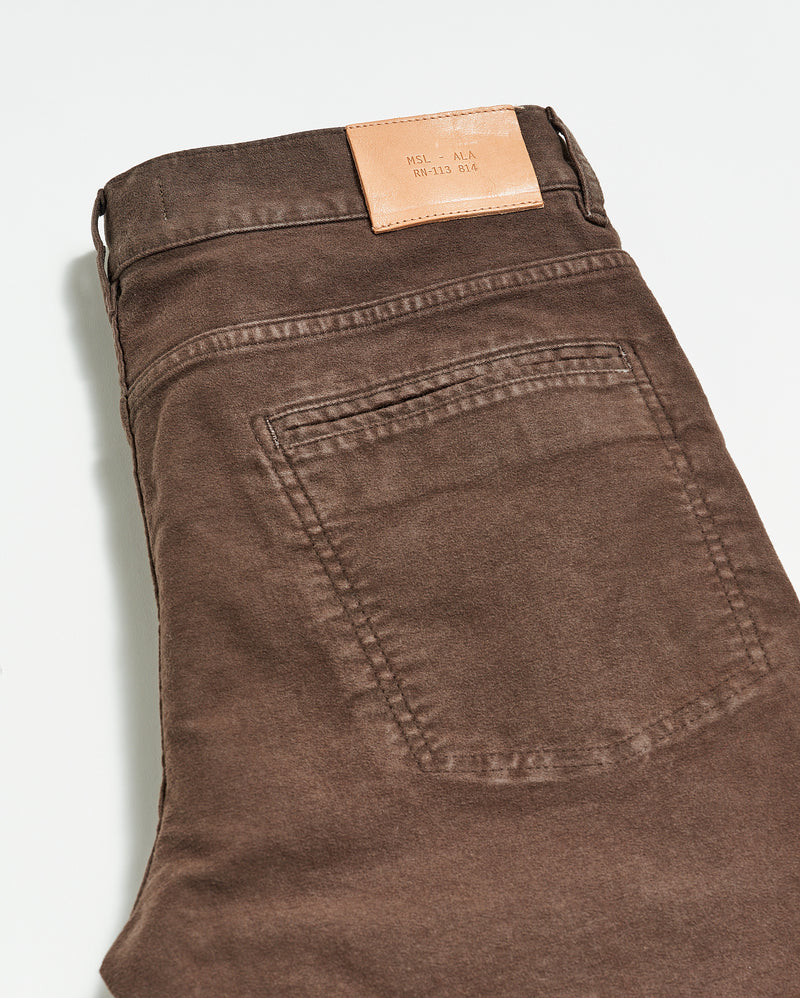 Moleskin Jean in Coffee