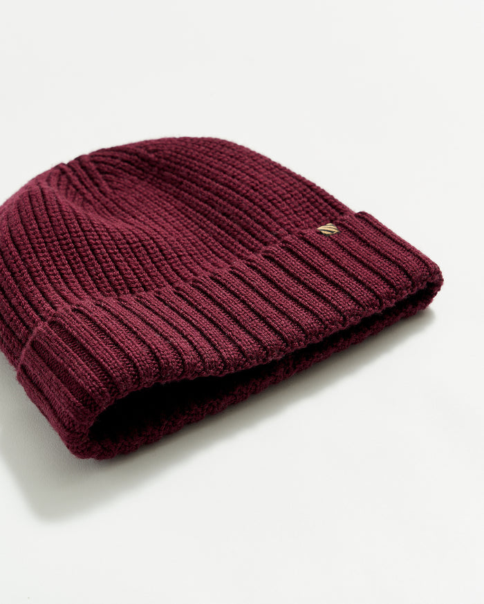 WOOL RIBBON BEANIE