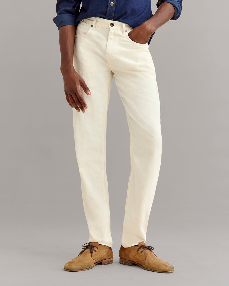 Cotton Linen 5 Pocket Pant