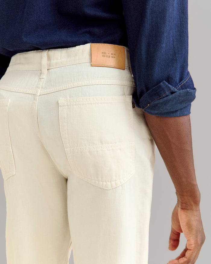 Cotton Linen 5 Pocket Pant