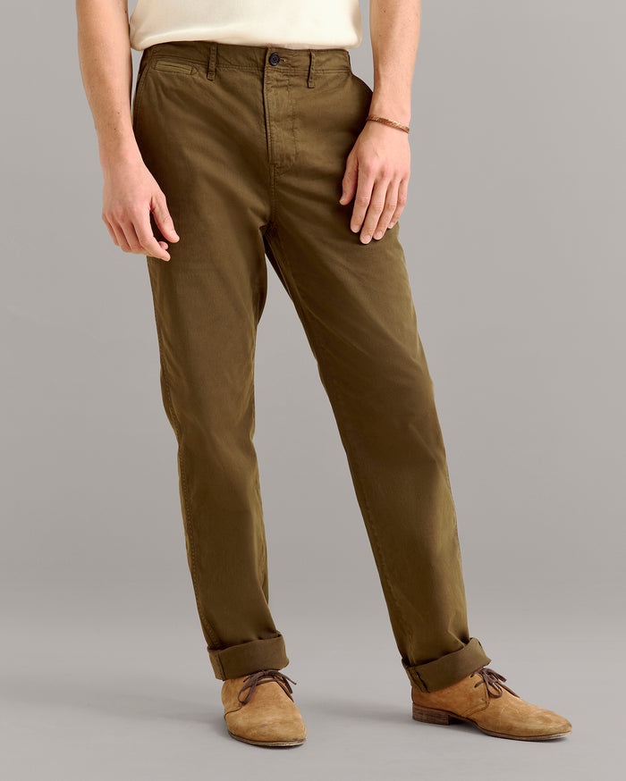 Chino Pant in Dark Olive