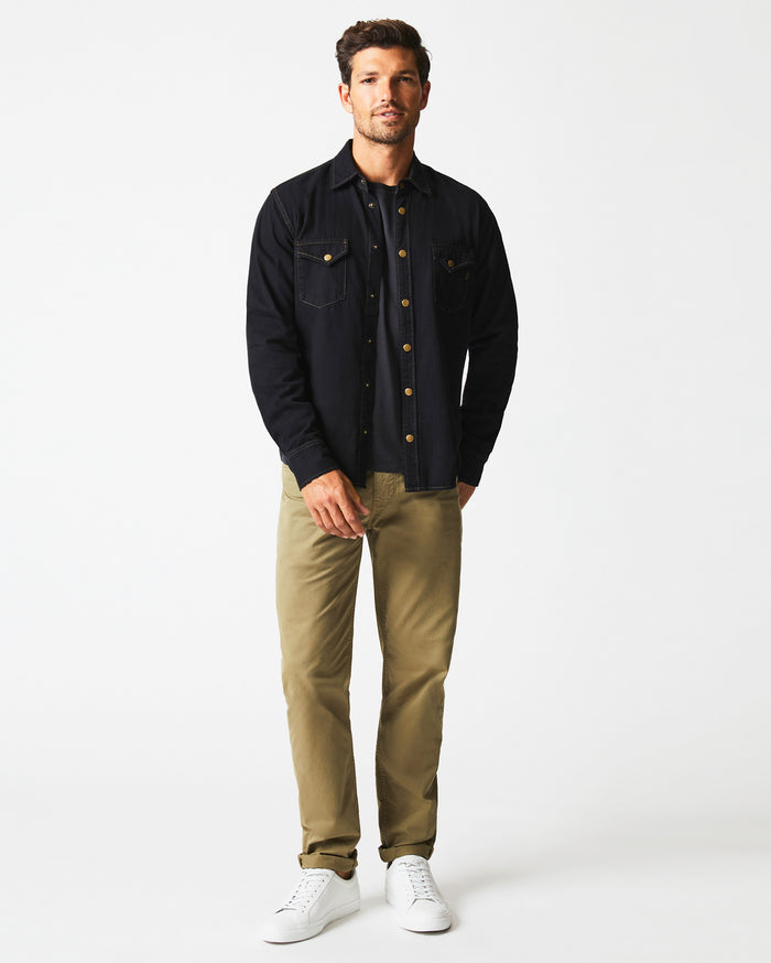 Shoals Denim Shirt in Black