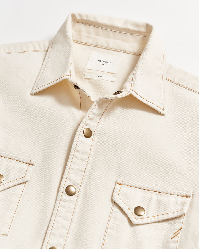 Shoals Twill Shirt in Natural