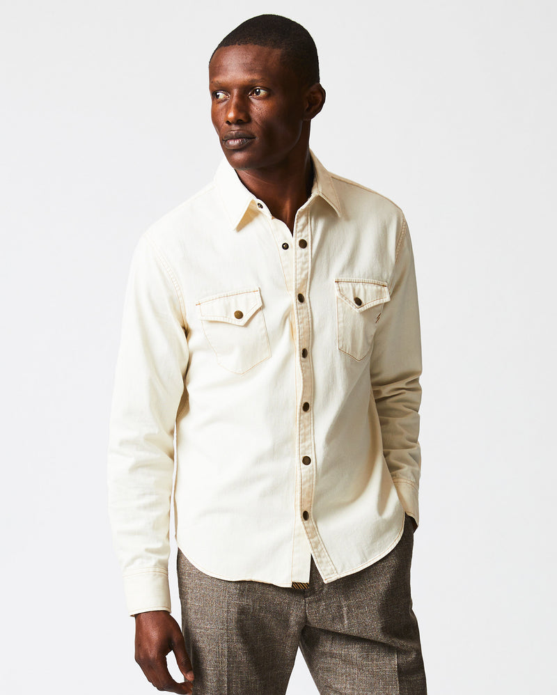 Shoals Twill Shirt in Natural