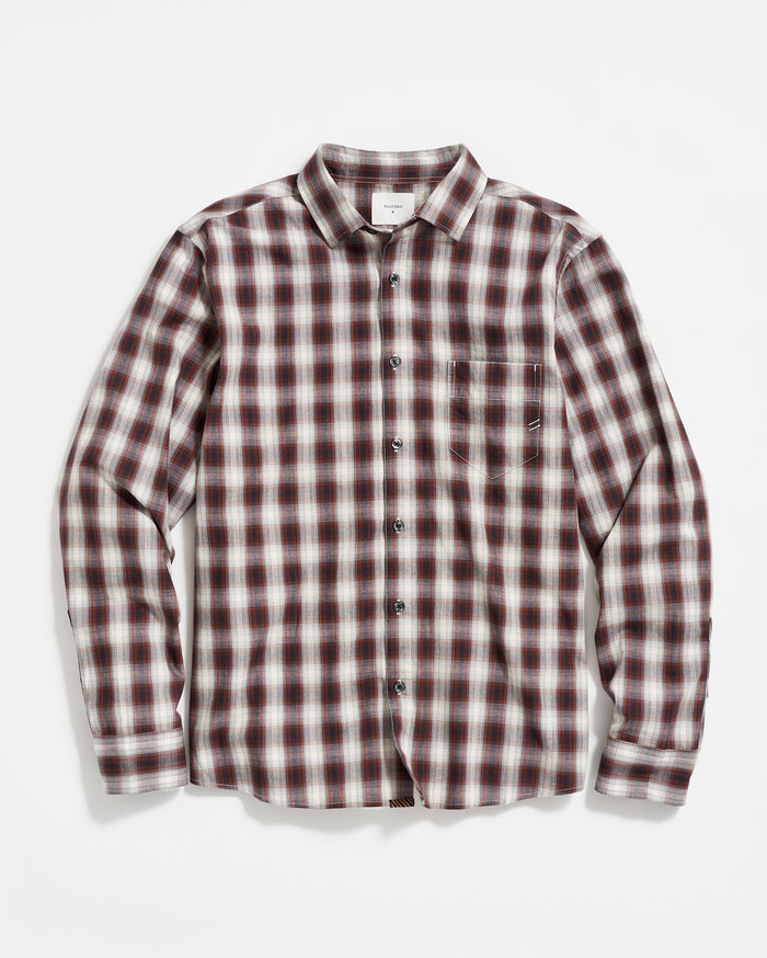 Shadow Plaid Tuscumbia Shirt in Natural/Multi