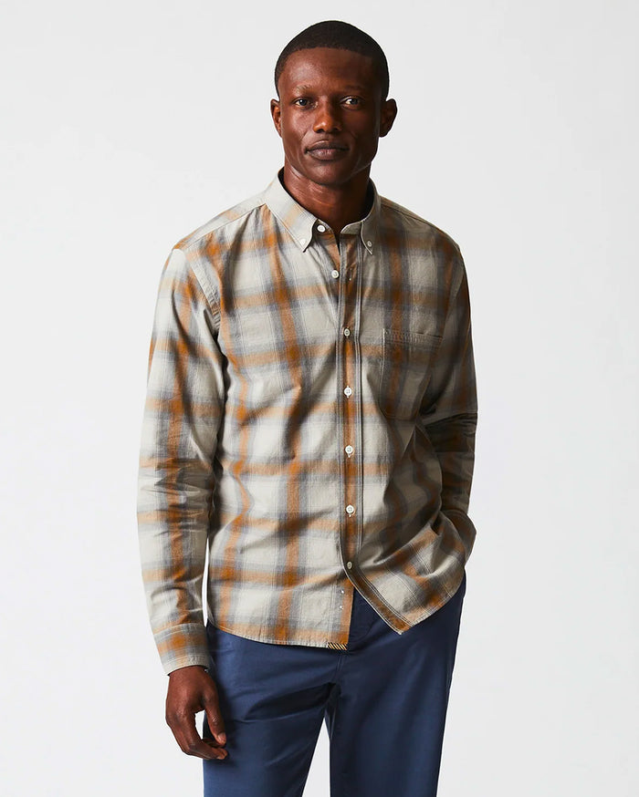 Shadow Plaid Tuscumbia Shirt BD in Grey/Multi