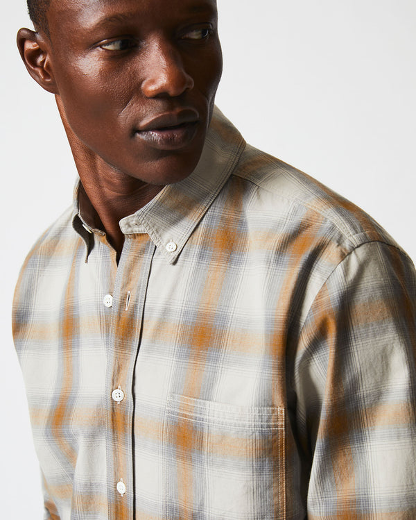 Shadow Plaid Tuscumbia Shirt BD in Grey/Multi