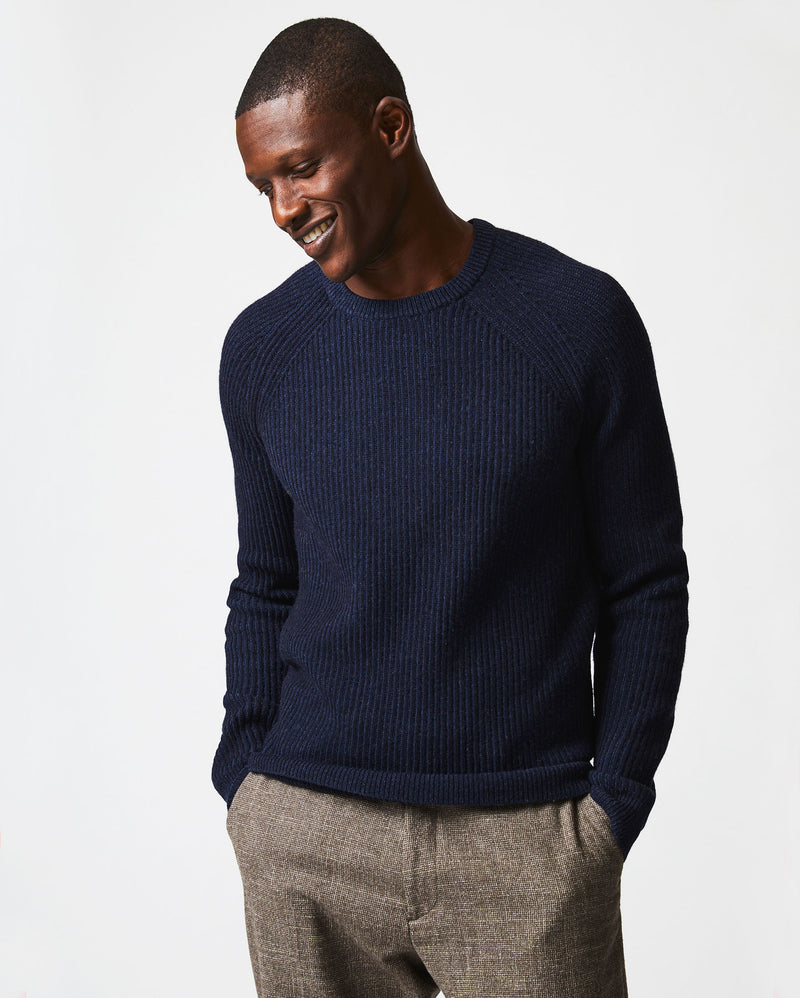 NET JACQUARD SWEATER IN LIGHT GREY – Billy Reid