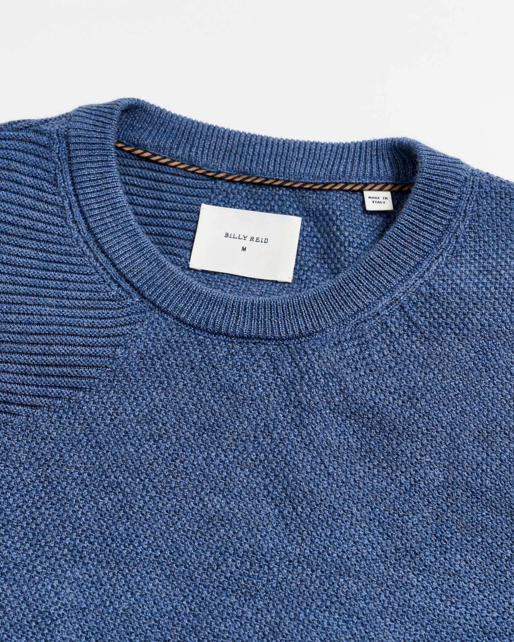 HUNTING SWEATER IN DENIM BLUE Billy Reid