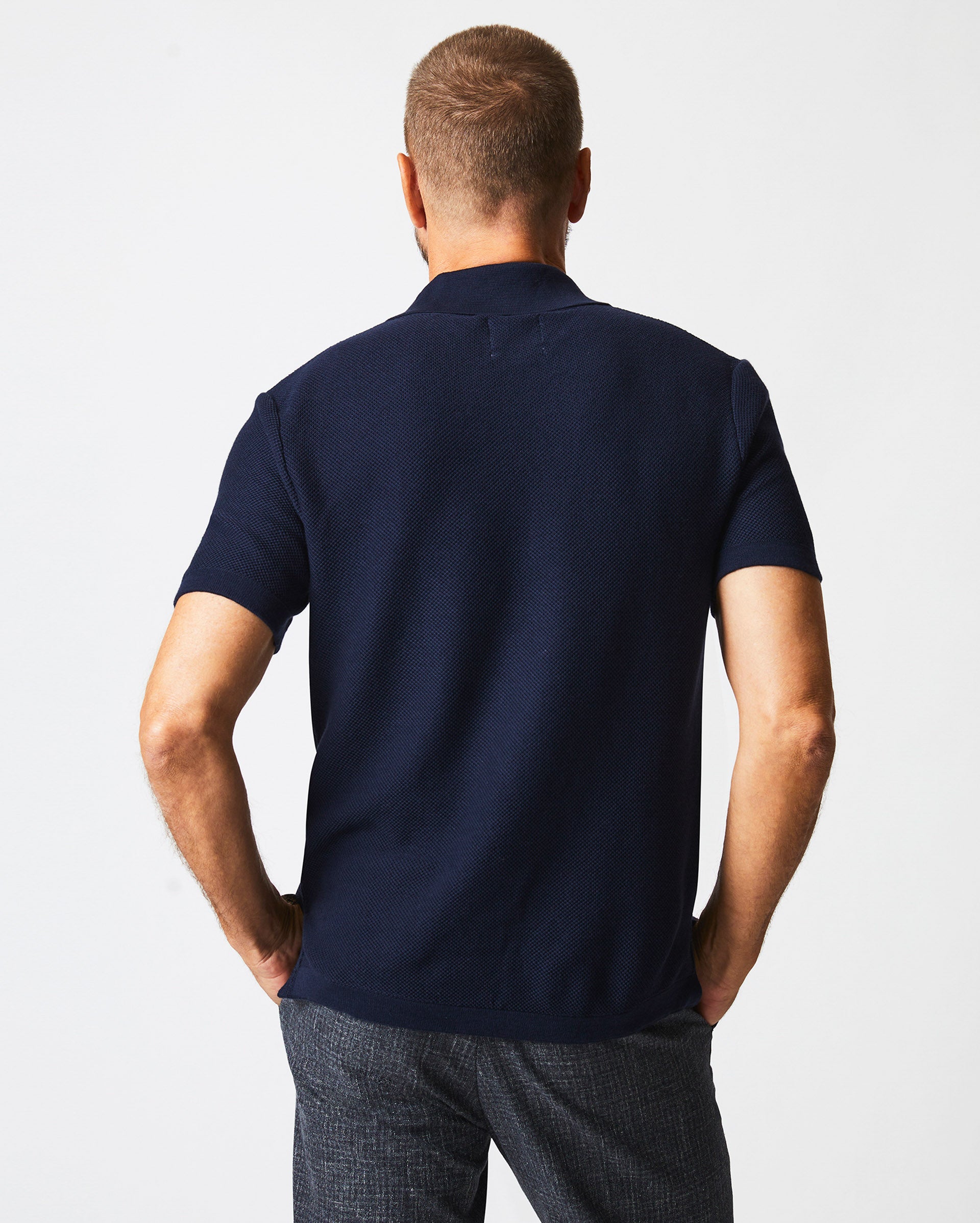 AMERICAN PIQUE SWEATER POLO – Billy Reid