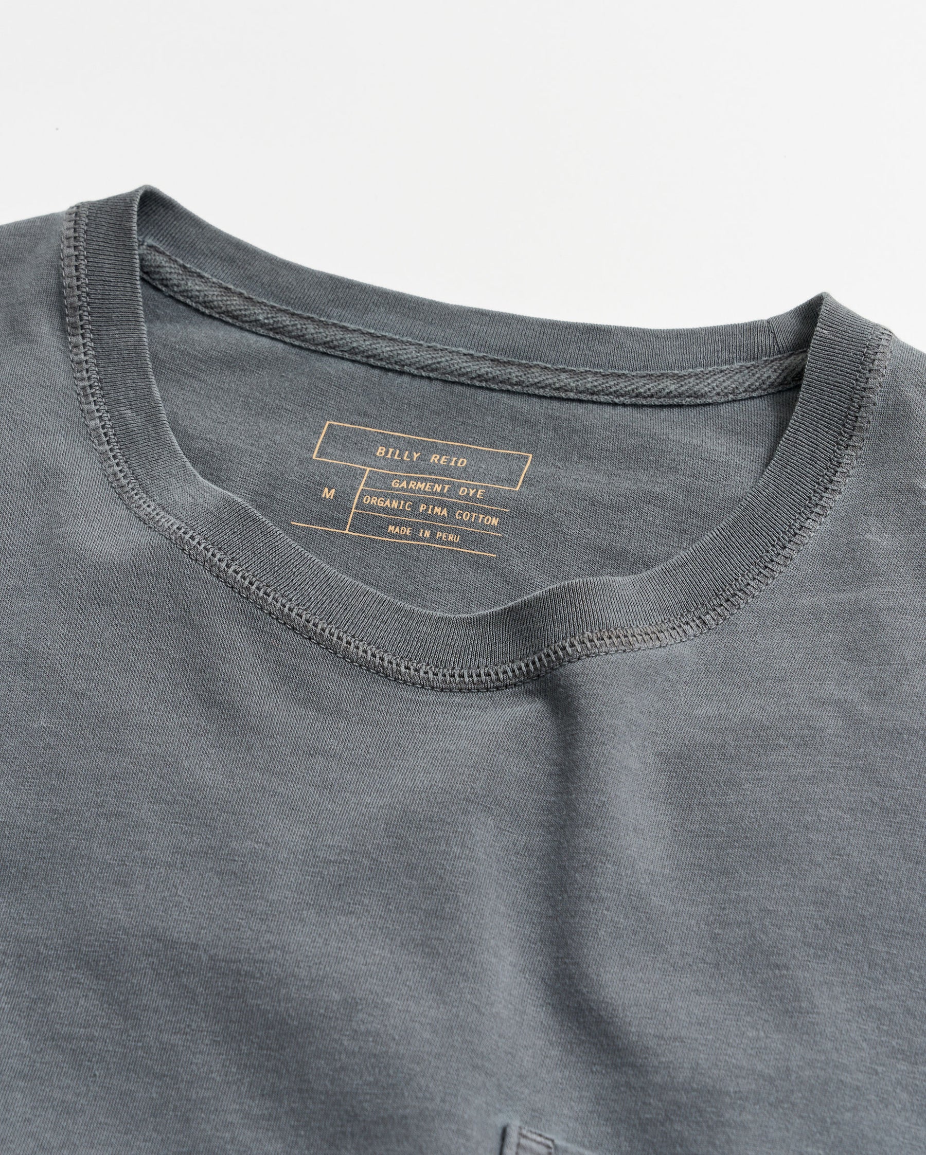 WASHED TEE IN BLACK – Billy Reid