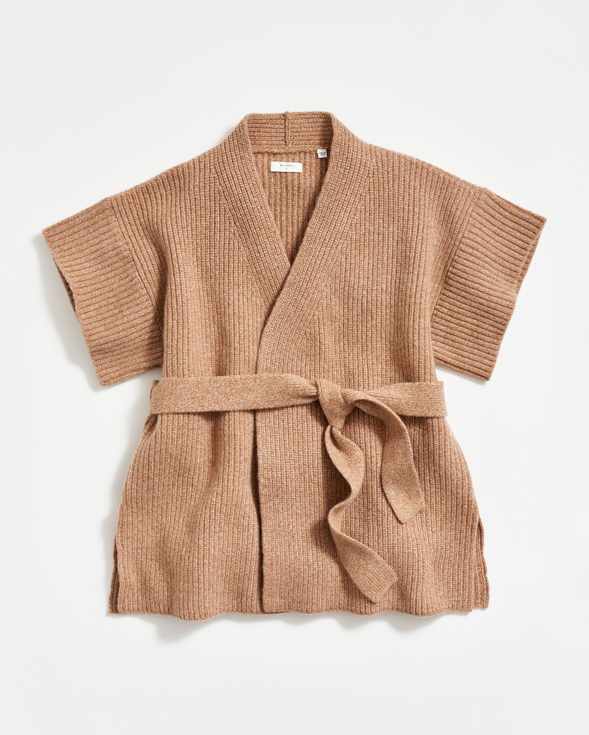 Camel wrap cardigan sale