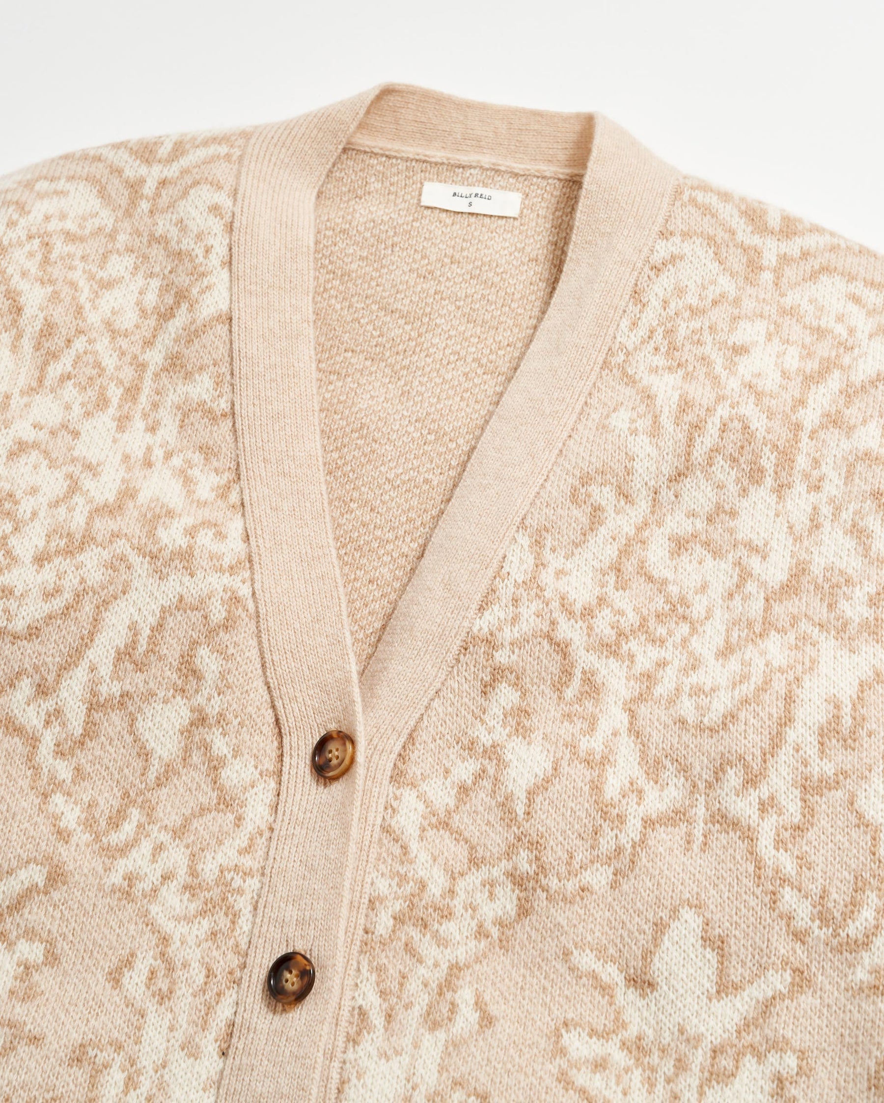 BOYFRIEND CARDIGAN IN IVORY BEIGE Billy Reid