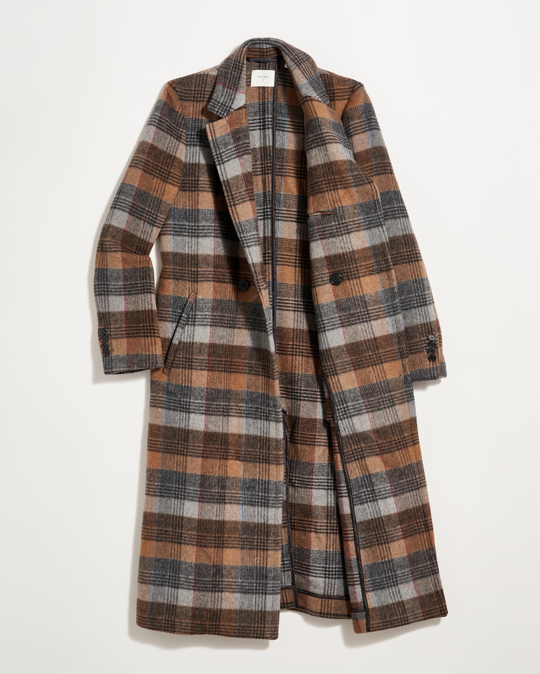 IVES COAT IN BROWN Billy Reid