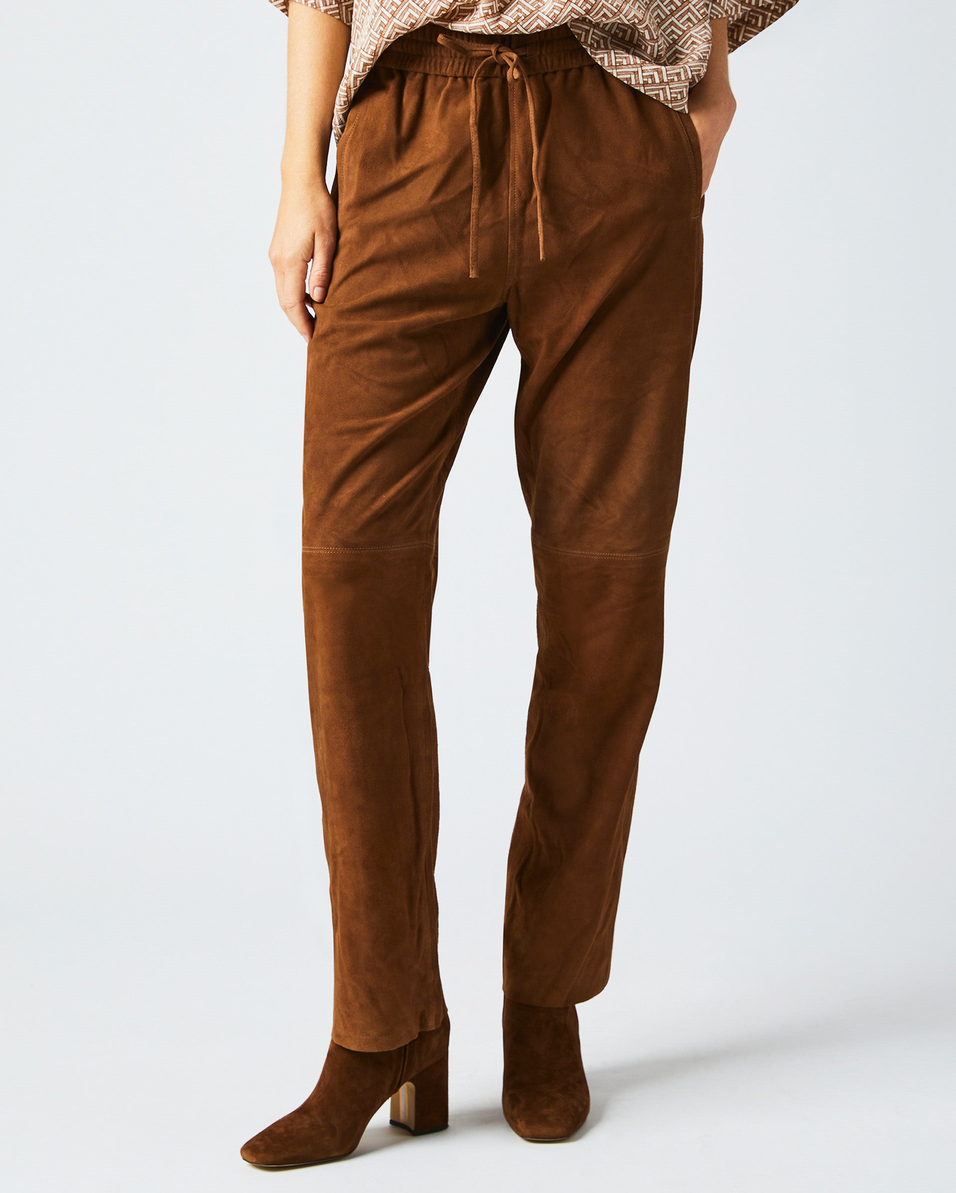 SUEDE TRACK PANT Billy Reid