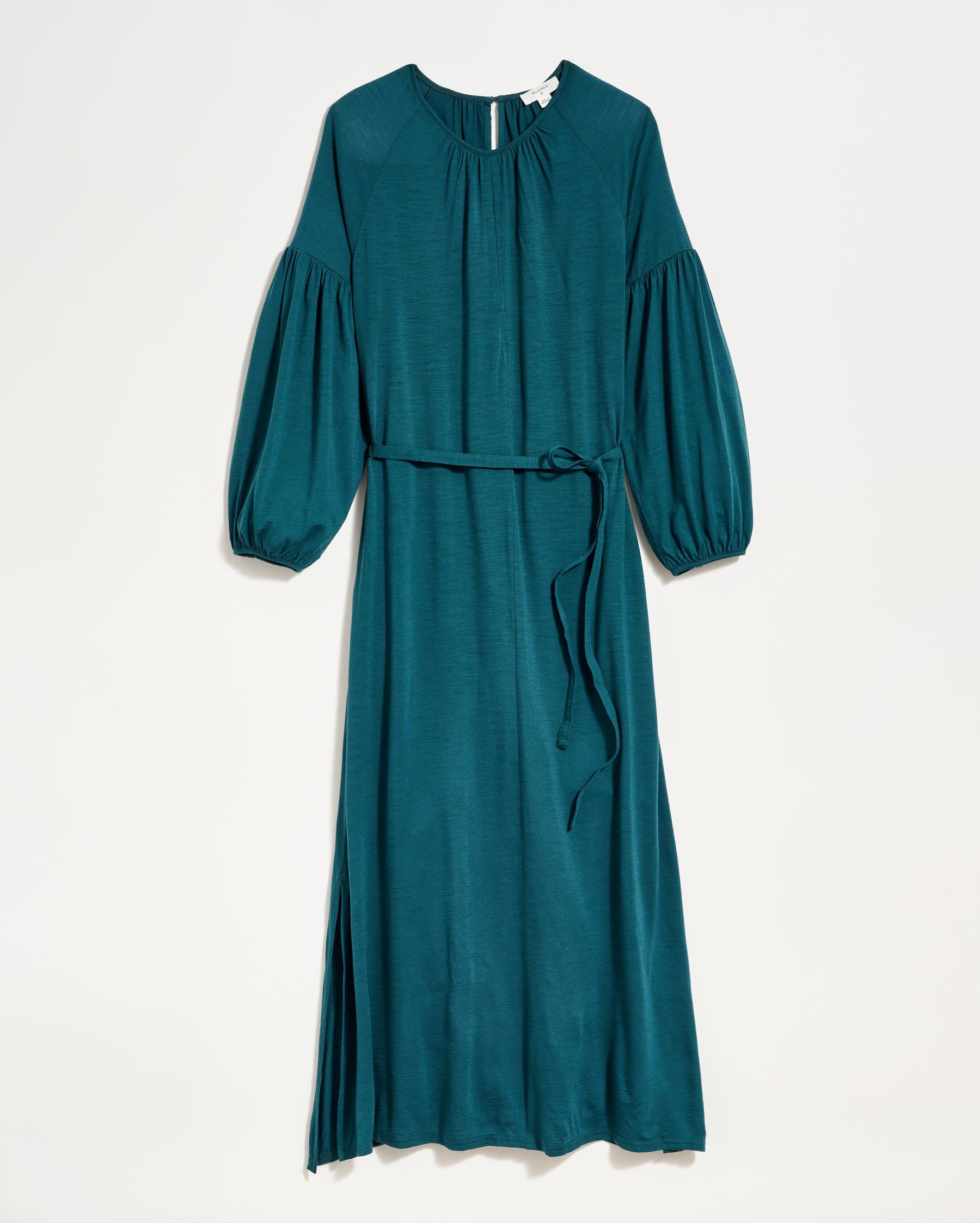 KEYHOLE MIDI DRESS IN TEAL Billy Reid