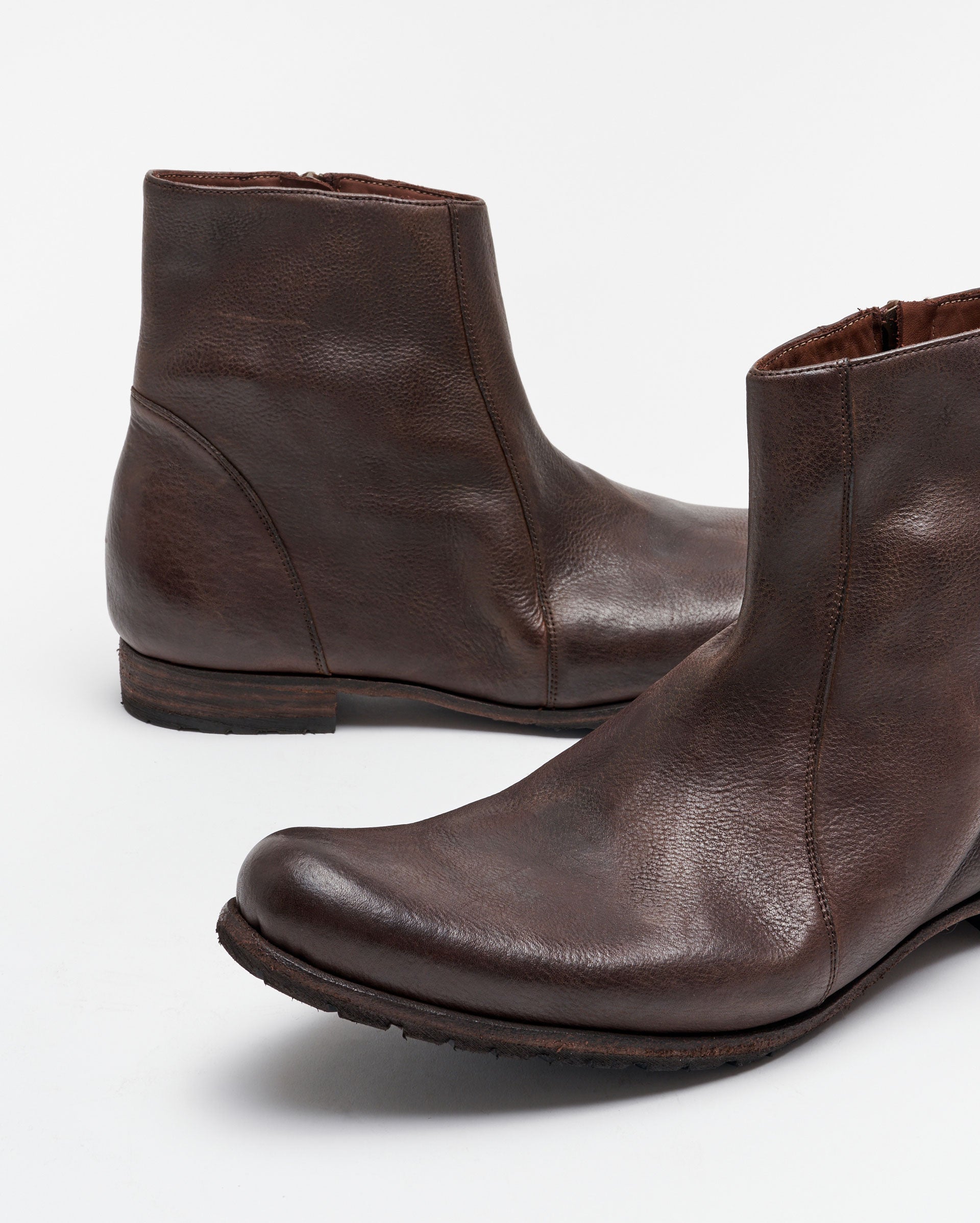 PAGLIA MOTO BOOT IN DARK BROWN Billy Reid