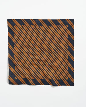 Heirloom Stripe Bandana in Black/Gold