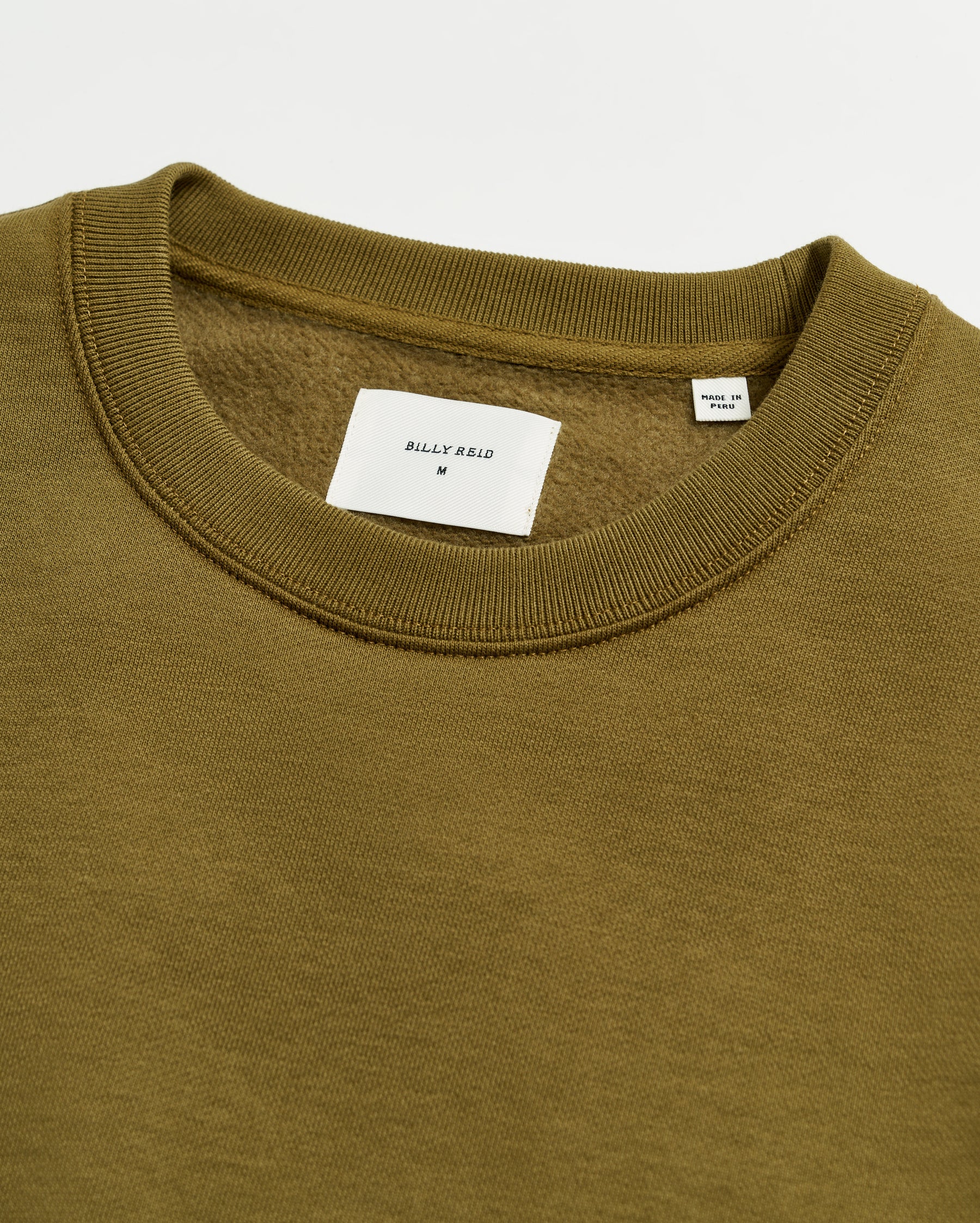 DOVER SWEATSHIRT IN OLIVE DRAB – Billy Reid