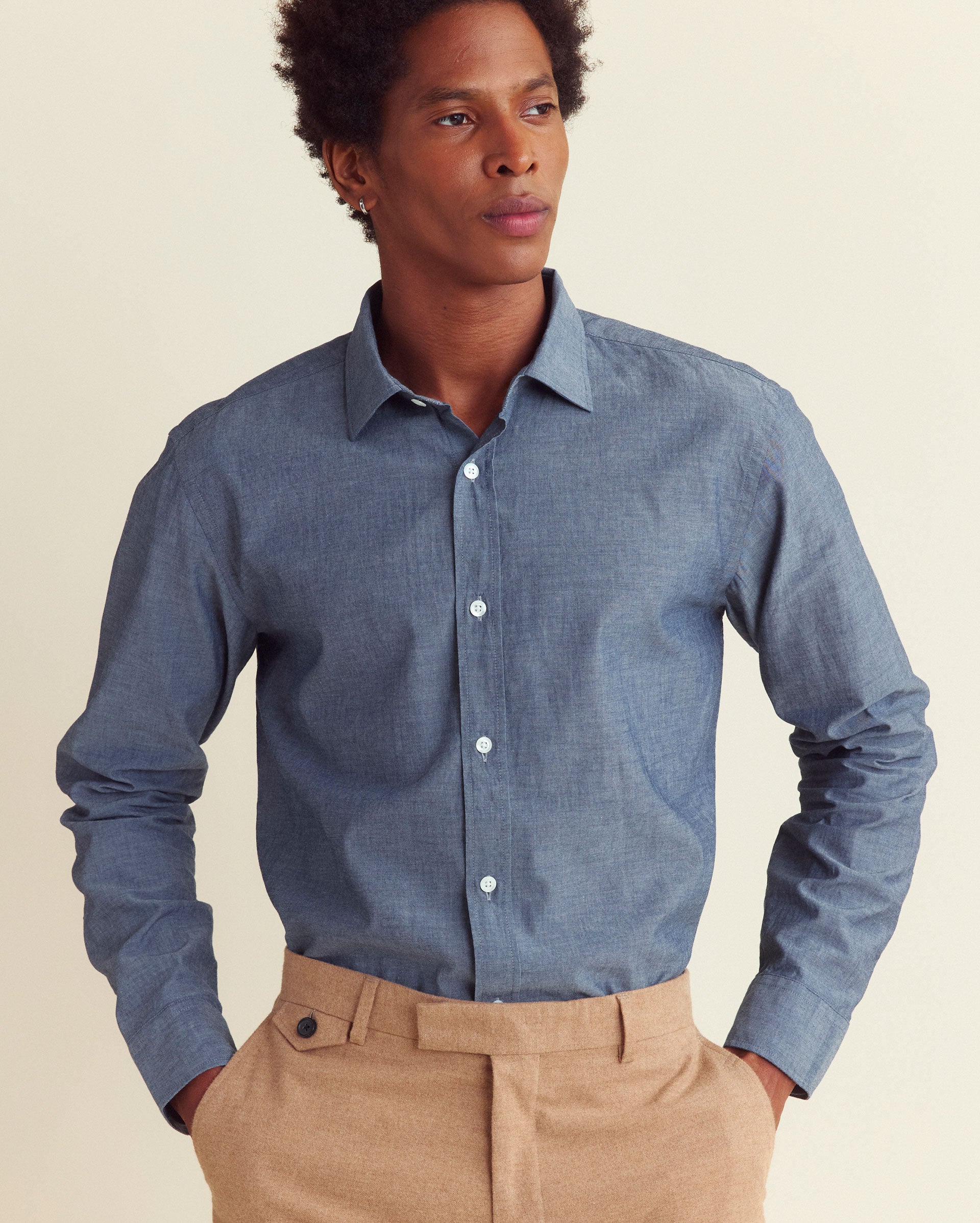 100 cotton button down dress shirts best sale