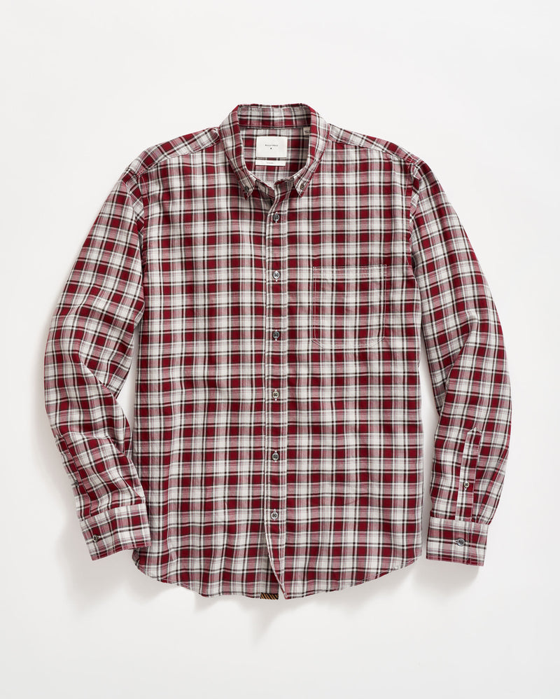 LEFT HAND TWILL PLAID TUSCUMBIA SHIRT BUTTON DOWN