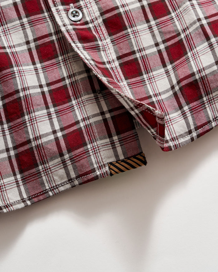 LEFT HAND TWILL PLAID TUSCUMBIA SHIRT BUTTON DOWN