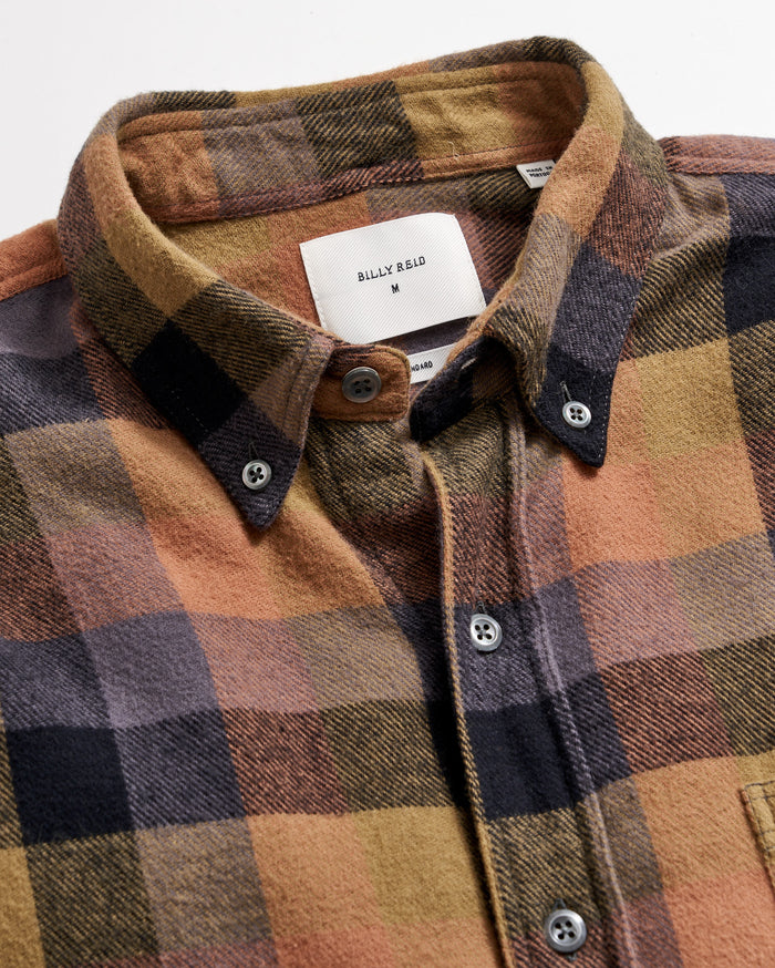 Block Shadow Plaid Tuscumbia Shirt Button Down