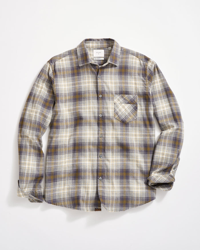 Herringbone Melange John T Shirt Grey Melange