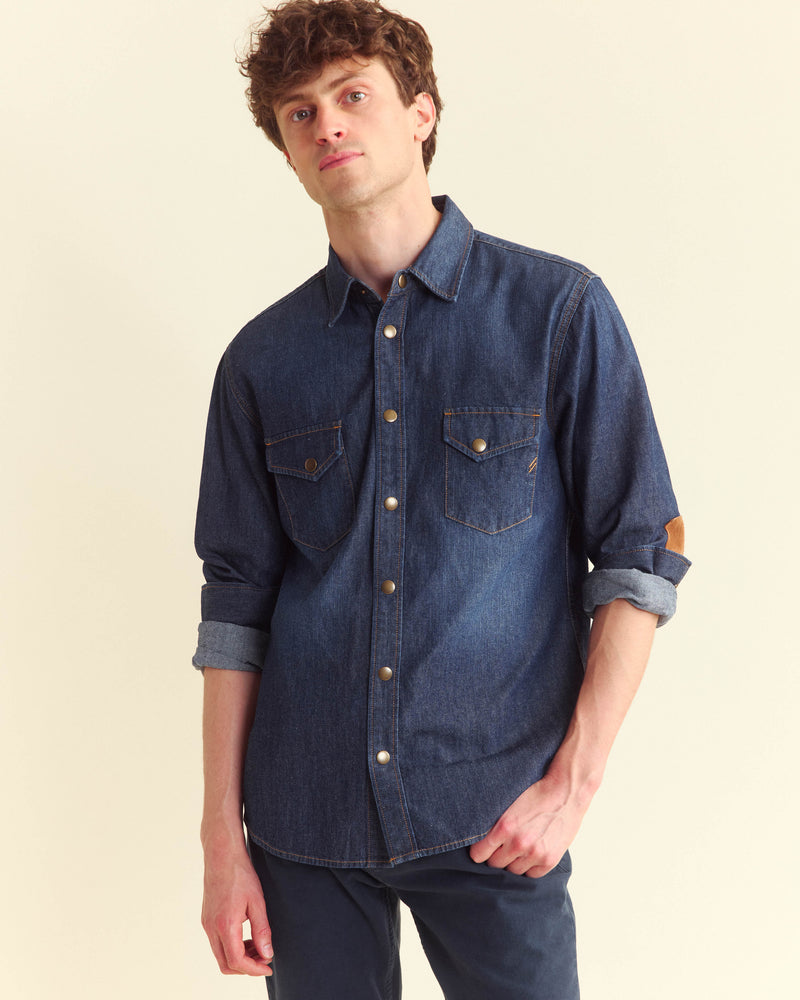 SHOALS DENIM SHIRT ANNIVERSARY EDITION	DARK INDIGO