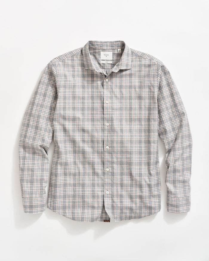 Plaid Hutcheson Sport Shirt in Grey Multi