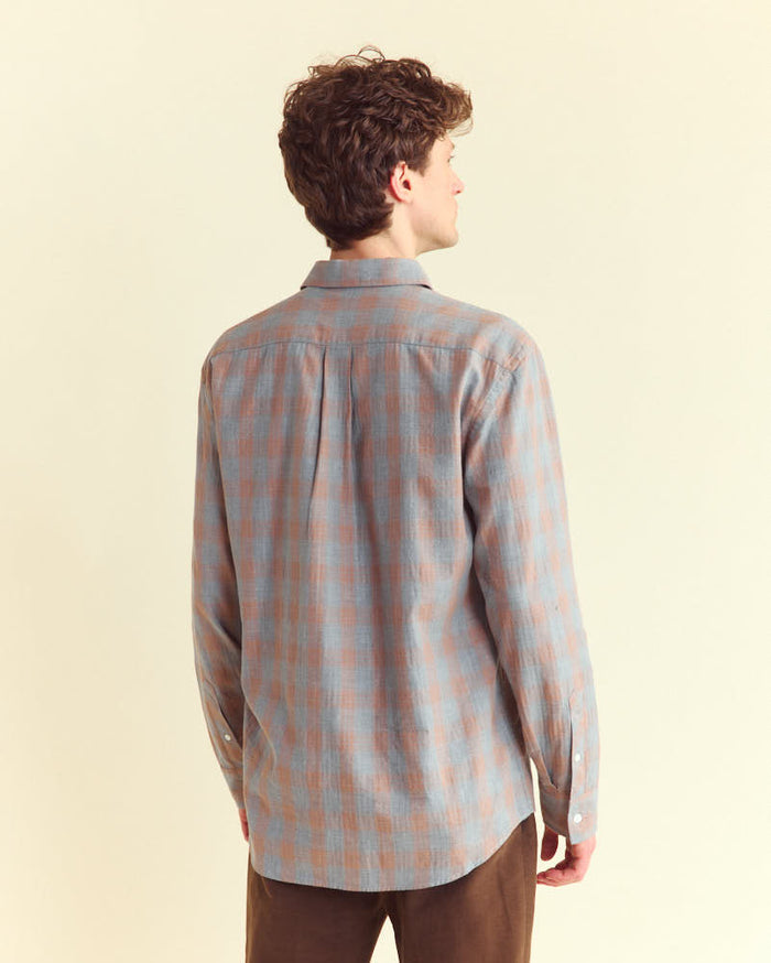 Herringbone Plaid Hutcheson Sport Shirt