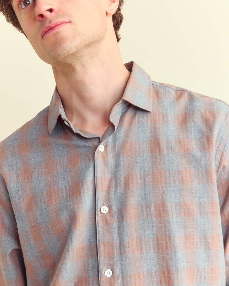 Herringbone Plaid Hutcheson Sport Shirt