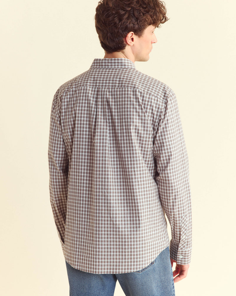 Windowpane Plaid Hutcheson Sport Shirt