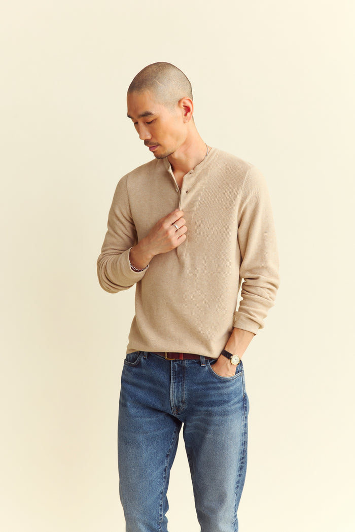 Pique Louis Henley Sweater