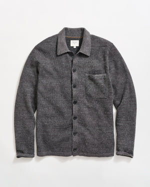 Lima Cardigan in Asphalt Heather