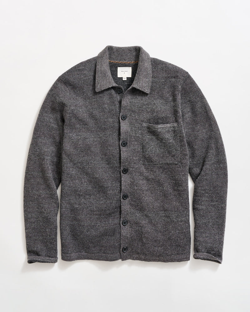 Lima Cardigan in Asphalt Heather