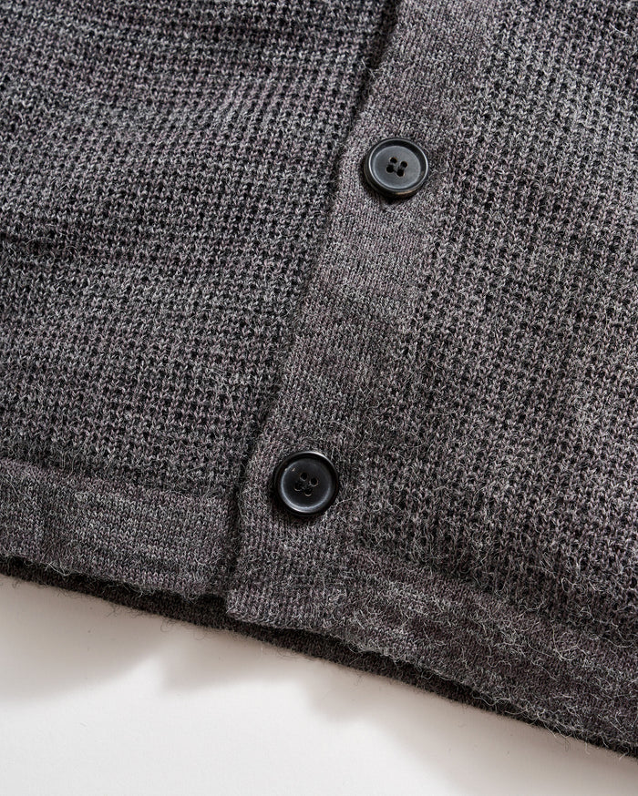 Lima Cardigan in Asphalt Heather