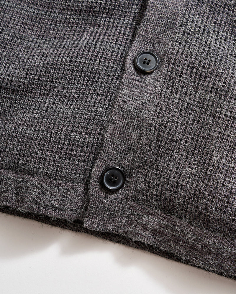 Lima Cardigan in Asphalt Heather