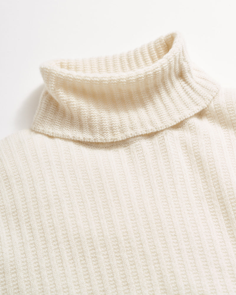 Ronnie Turtleneck in Tinted White