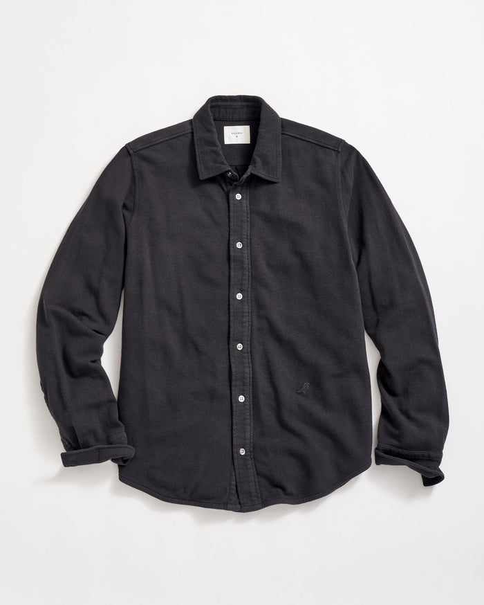 Long Sleeve Knit Yellowhammer Shirt in Black